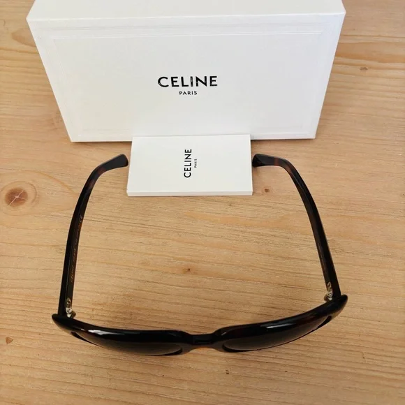 Celine Paris CL400731 53F Tortoise Gradient Authentic Sunglasses w/ Box 60mm 19 - Picture 4 of 12